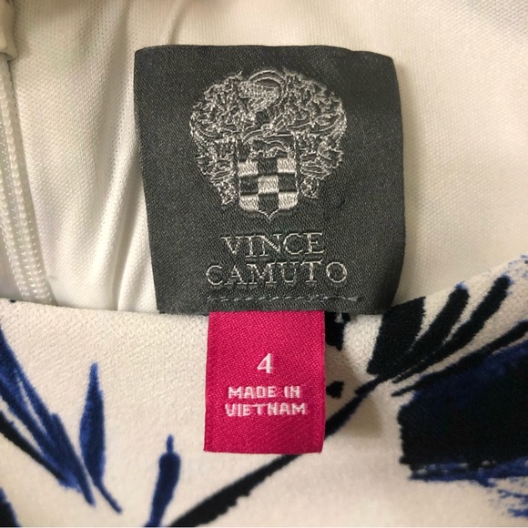 Vince Camuto Blue & White Floral Dress - Picture 3 of 5